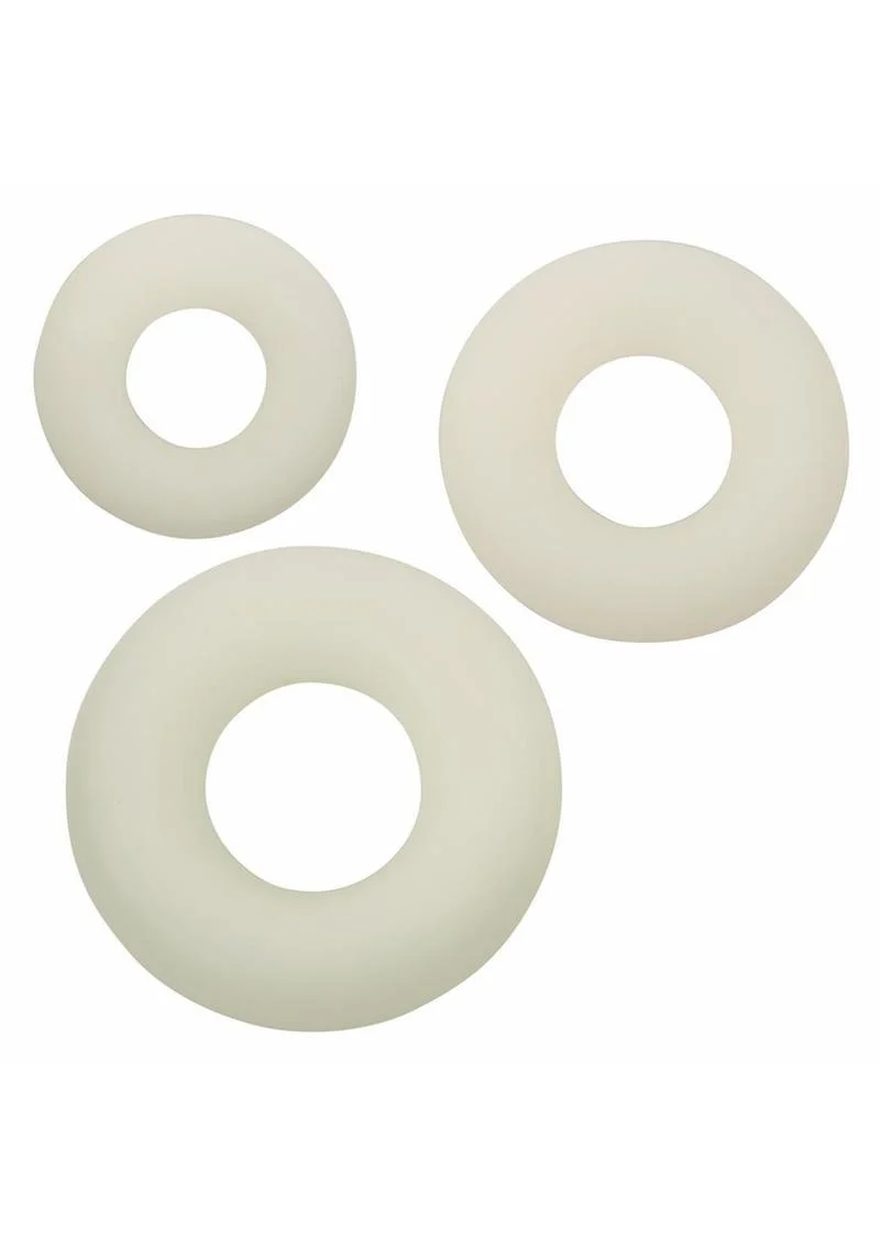 Alpha Glow In The Dark Liquid Silicone 3 Ring