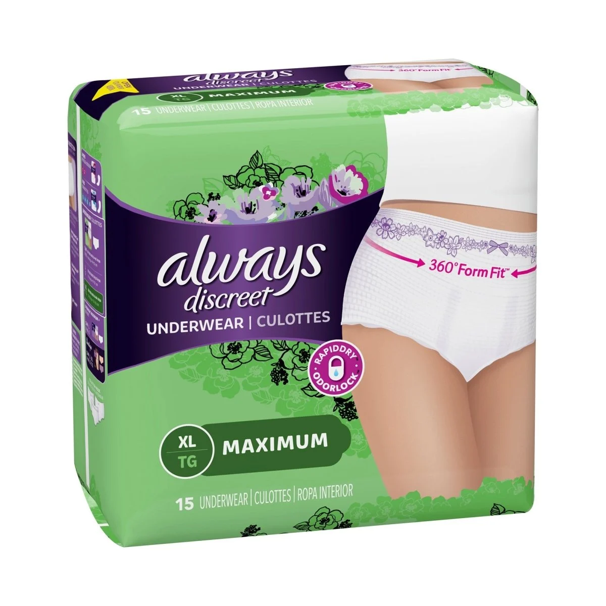 Always Discreet Maximum Absorbent Underwear