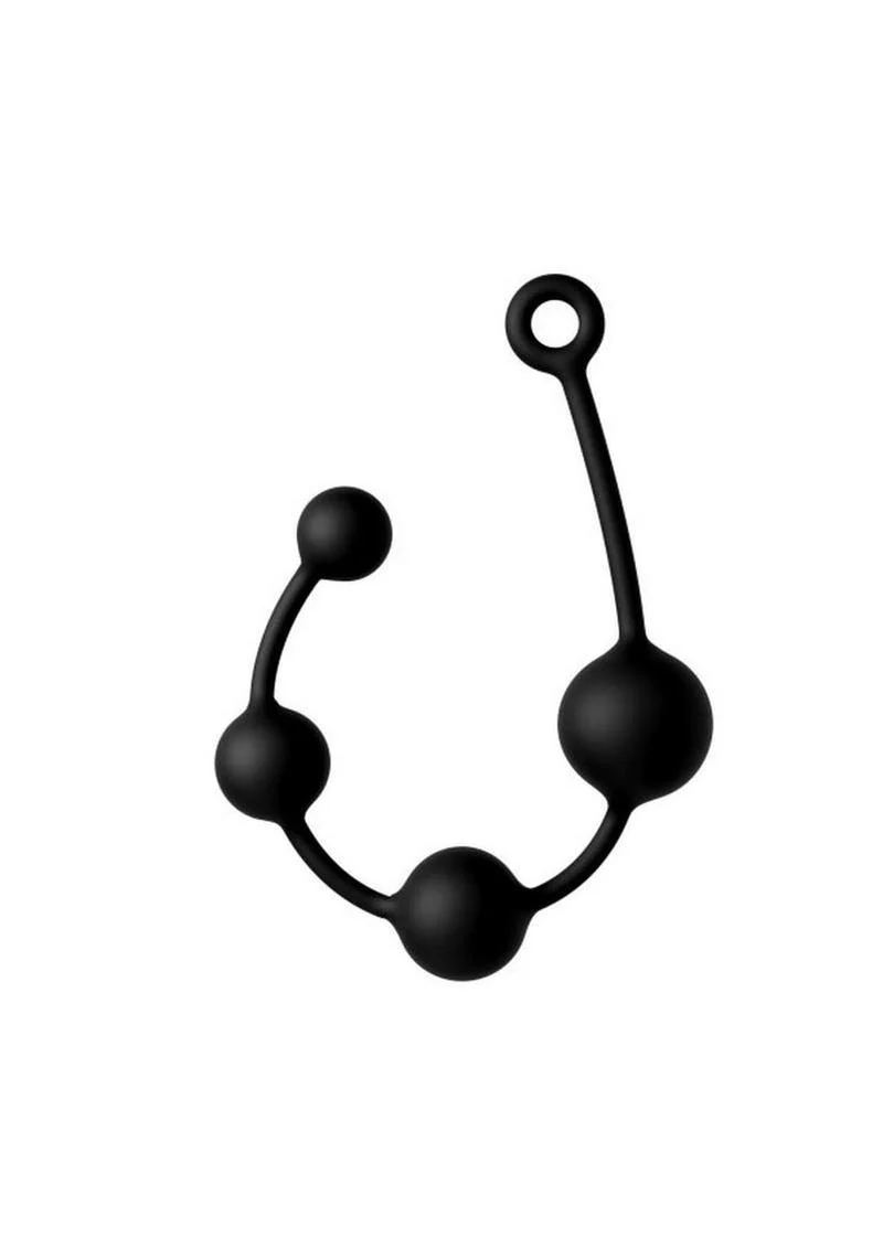 Anal Adventures Platinum Silicone X-Large Anal Beads
