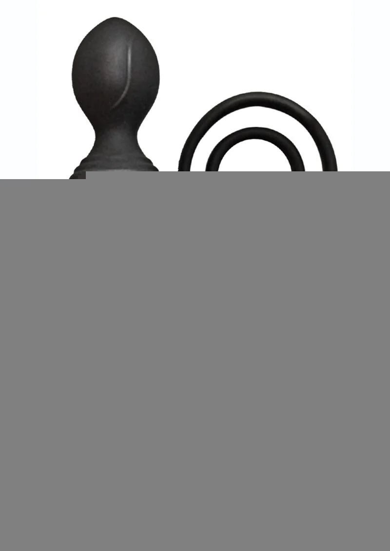 Anal-Ese Silicone Rechargeable Anal Plug and Cock Ring with Remote Control