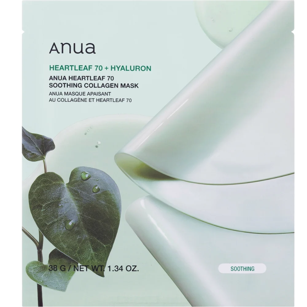 Anua Heartleaf 70 Soothing Collagen Sheet Mask