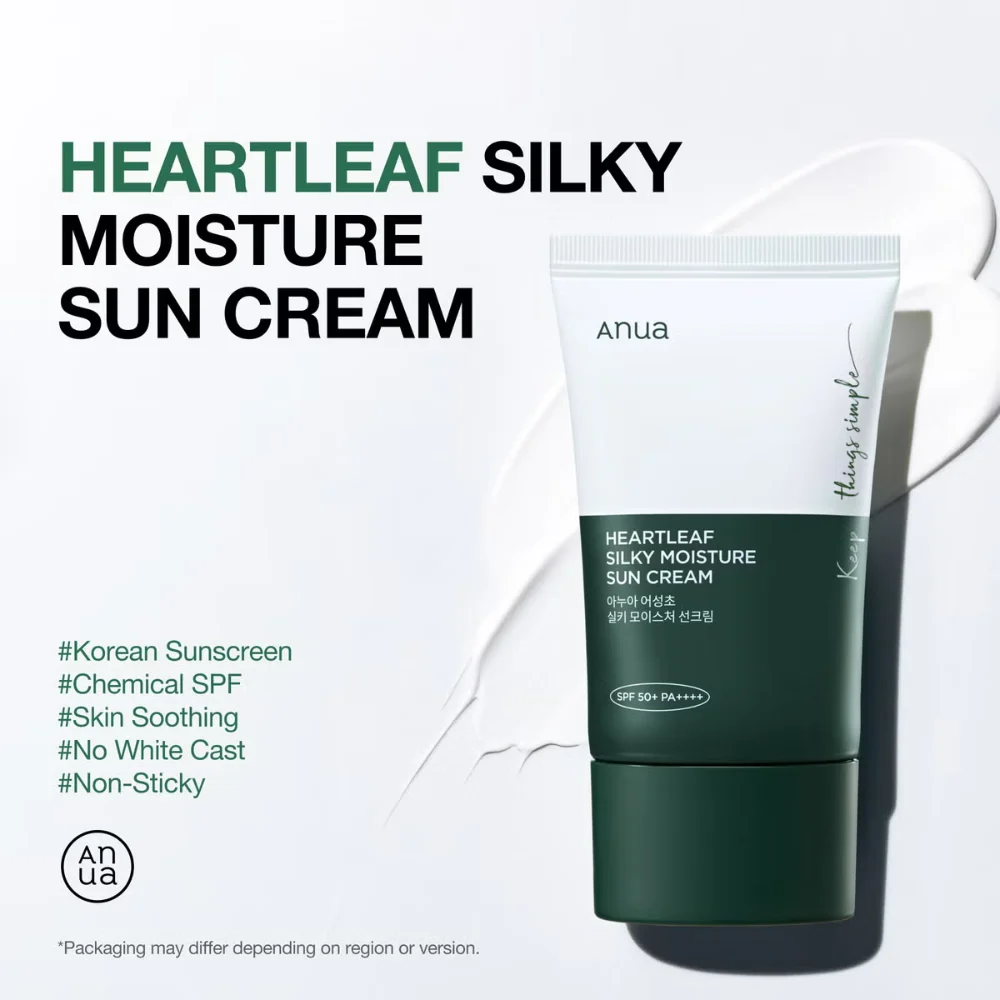 Anua Heartleaf Silky Moisture Sun Cream SPF50+
