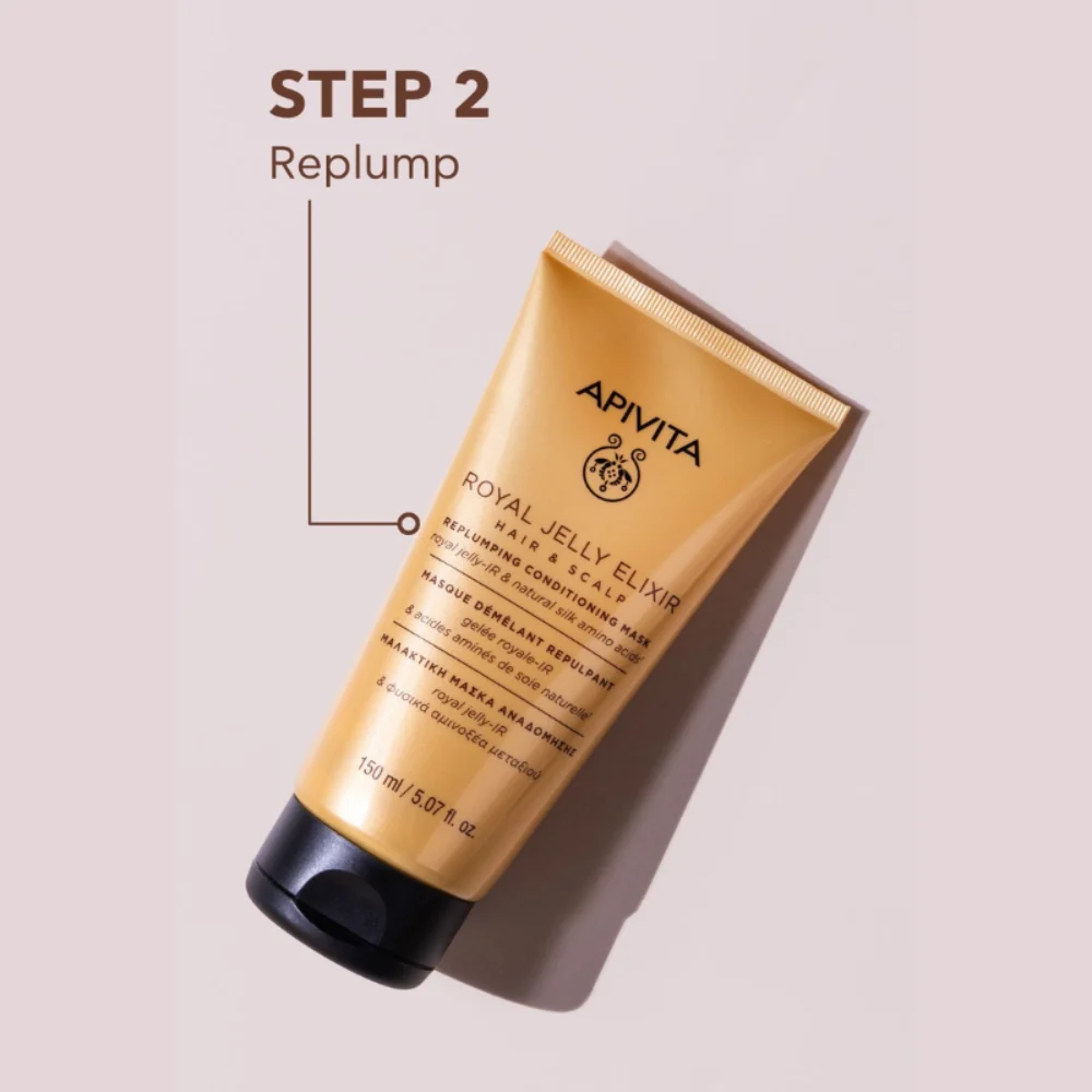 Apivita Royal Jelly Elixir Replumping Conditioning Mask