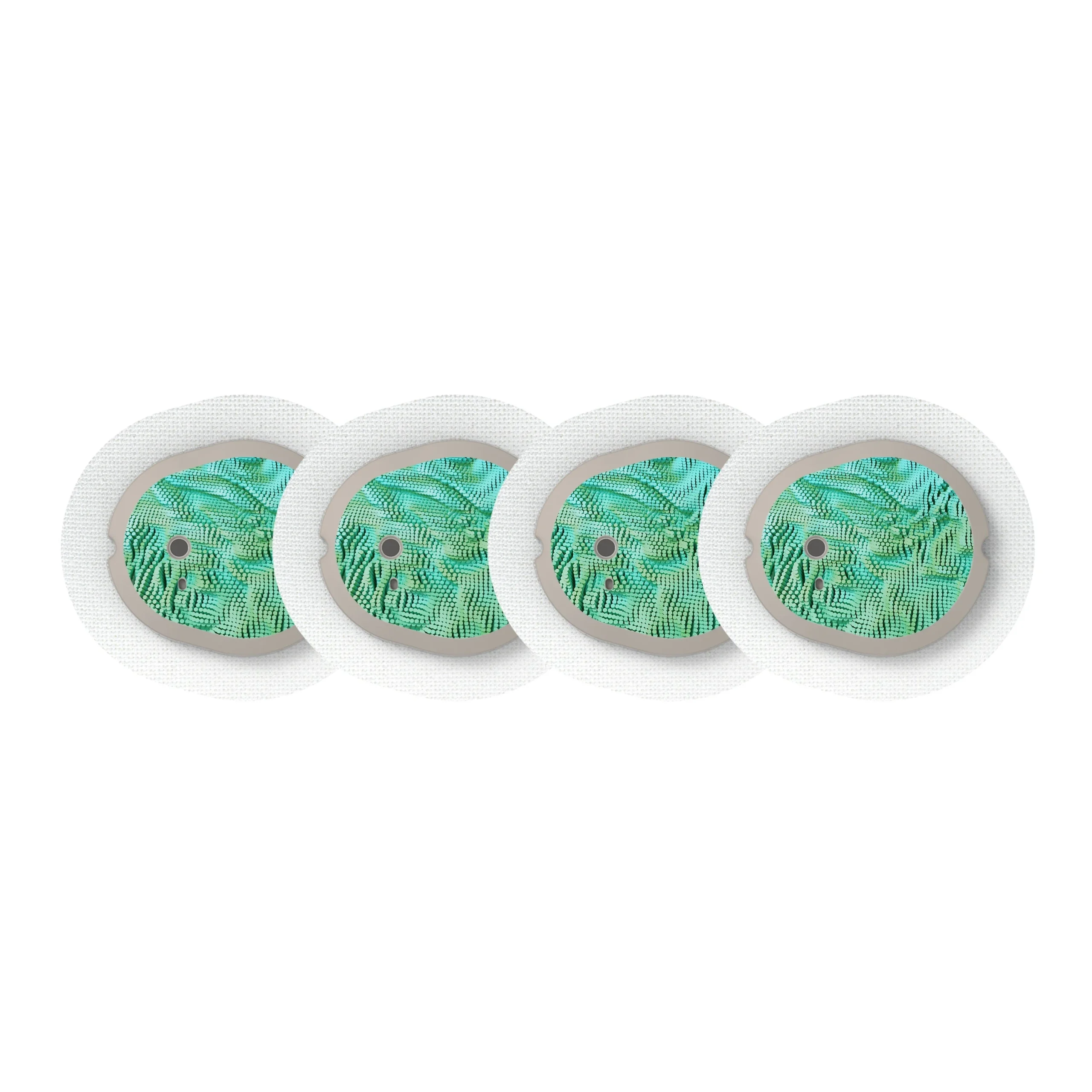 Aqua Ripple Sticker Designed for the DEXCOM G7 and Stelo Transmitter