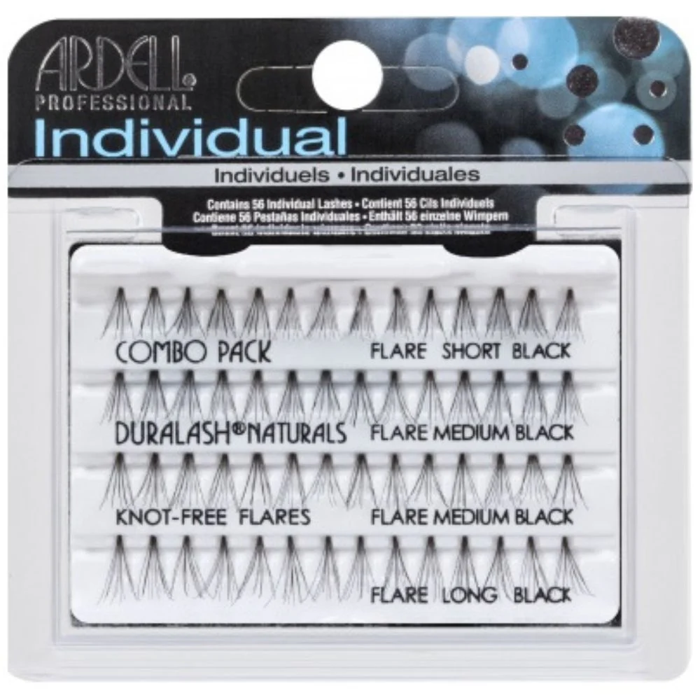 Ardell Individual Short, Medium and Long Black Lashes