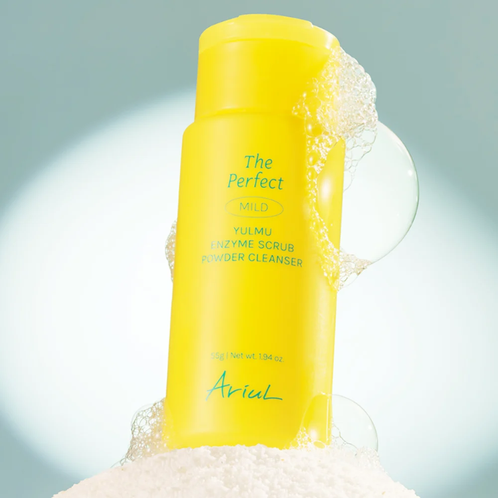 Ariul The Perfect Yulmu Enzyme Scrub Powder Face Cleanser + Bubble Maker Set