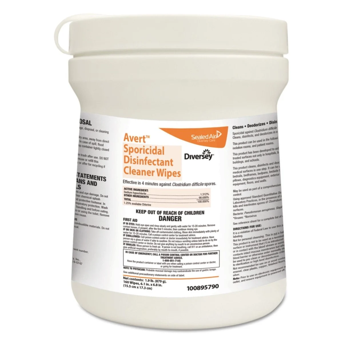 Avert Surface Disinfectant Cleaner Wipes