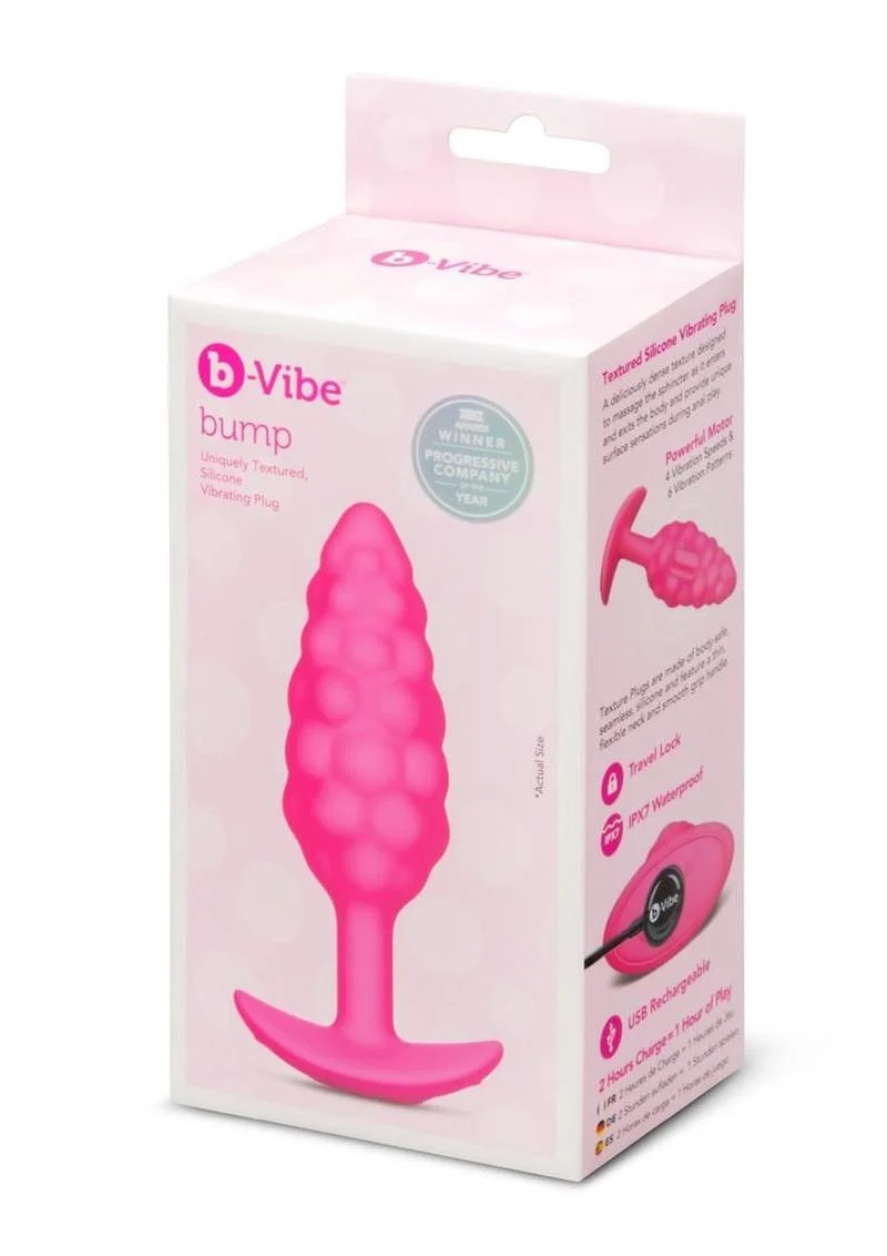 B-Vibe Bump Textured Silicone Plug