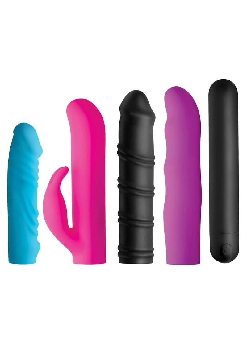 Bang! 4-In-1 XL Silicone Rechargeable Bullet Vibrator and Sleeve Kit