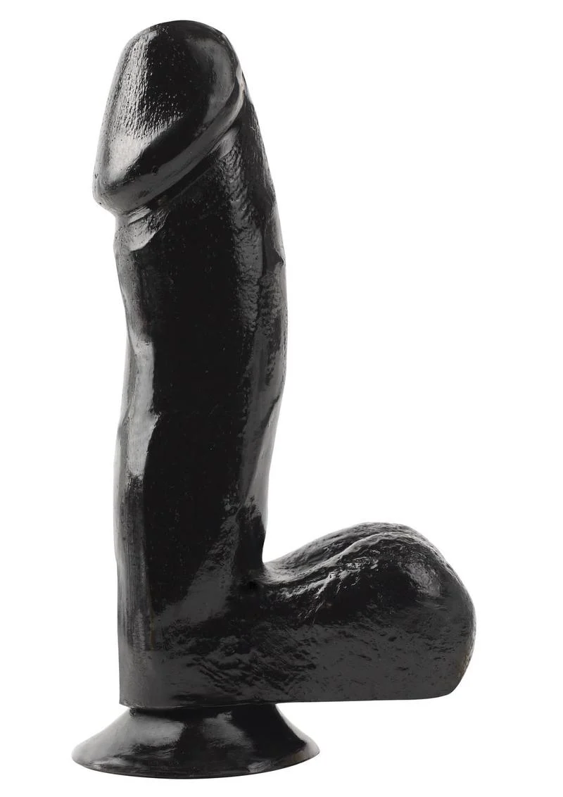 Basix Rubber Works 6.5in Dong with Suction Cup Waterproof