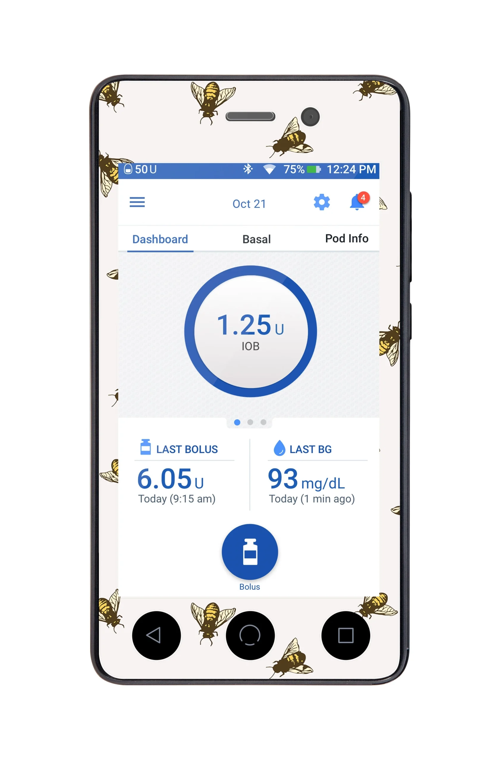 Bees Sticker for Omnipod DASH PDM – Pump Peelz