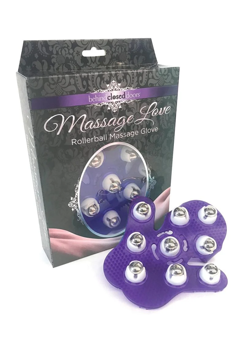 Behind Closed Doors Massage Love Rollerball Massage Glove