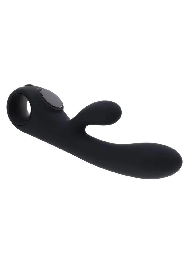 Black Magic Rechargeable Silicone Rabbit Vibrator