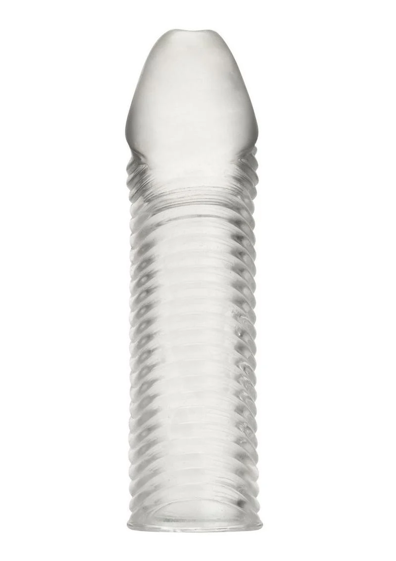 Blue Line Wavy Ribbed Penis Extension