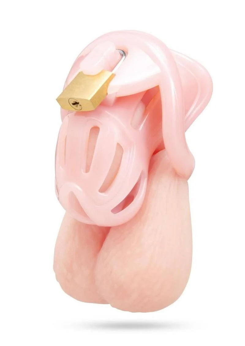 Blueline Degrading Bitch Boy Mini Cock Sissy Boy Chastity Cage
