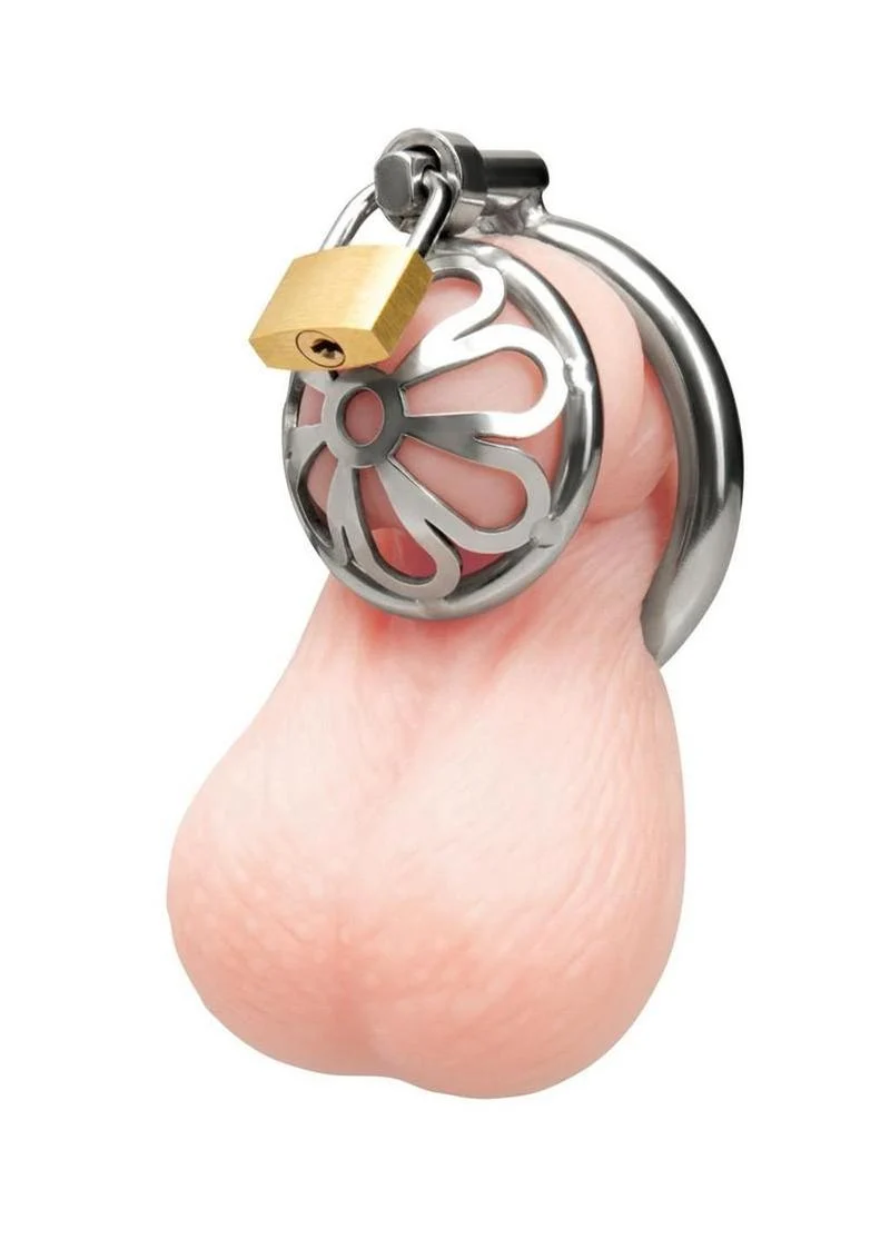 Blueline Stainless Turtle Head Chastity Cage