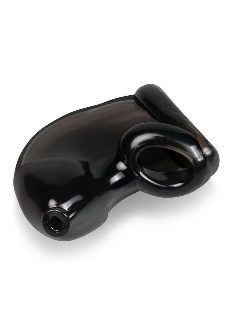 Blueline Tpe Chastity Cage with Ball Loop and Pisshole