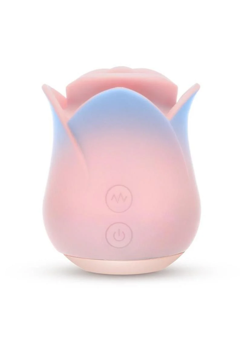 Blush Collection Kissing Rose Rechargeable Silicone Clitoral Stimulator