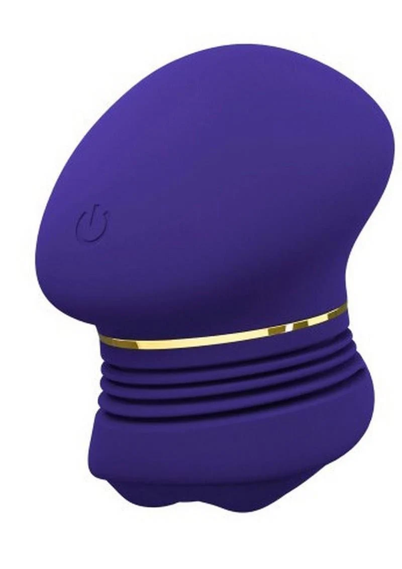 The Blush Collection Riana Rechargeable Silicone Clitoral Stimulator - Royal