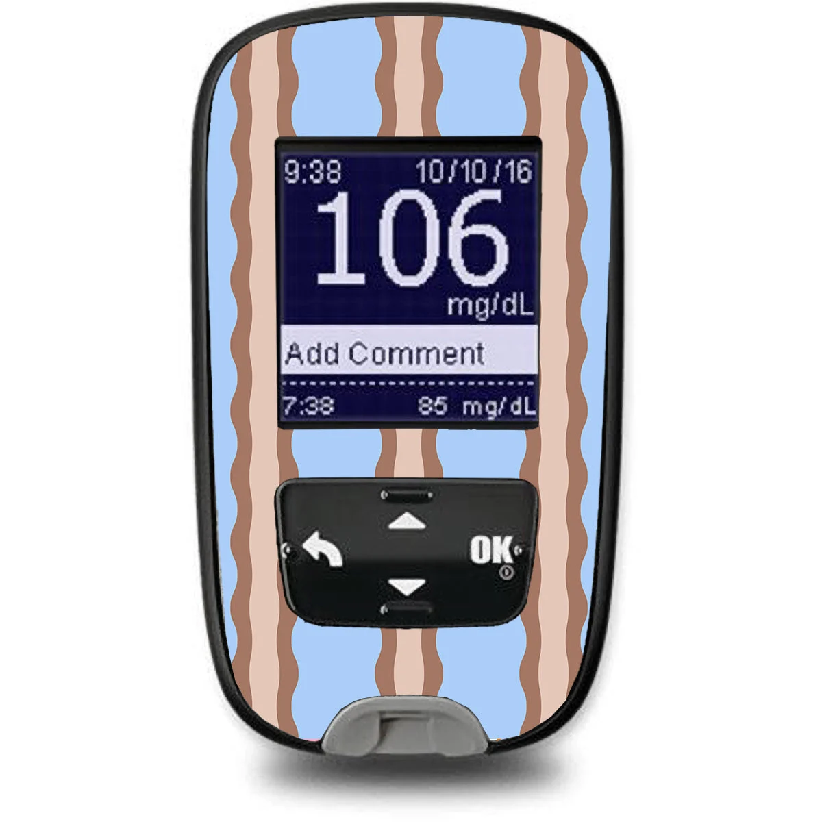 Boardwalk Waves Accu-Chek Guide Glucometer Sticker - Pump Peelz