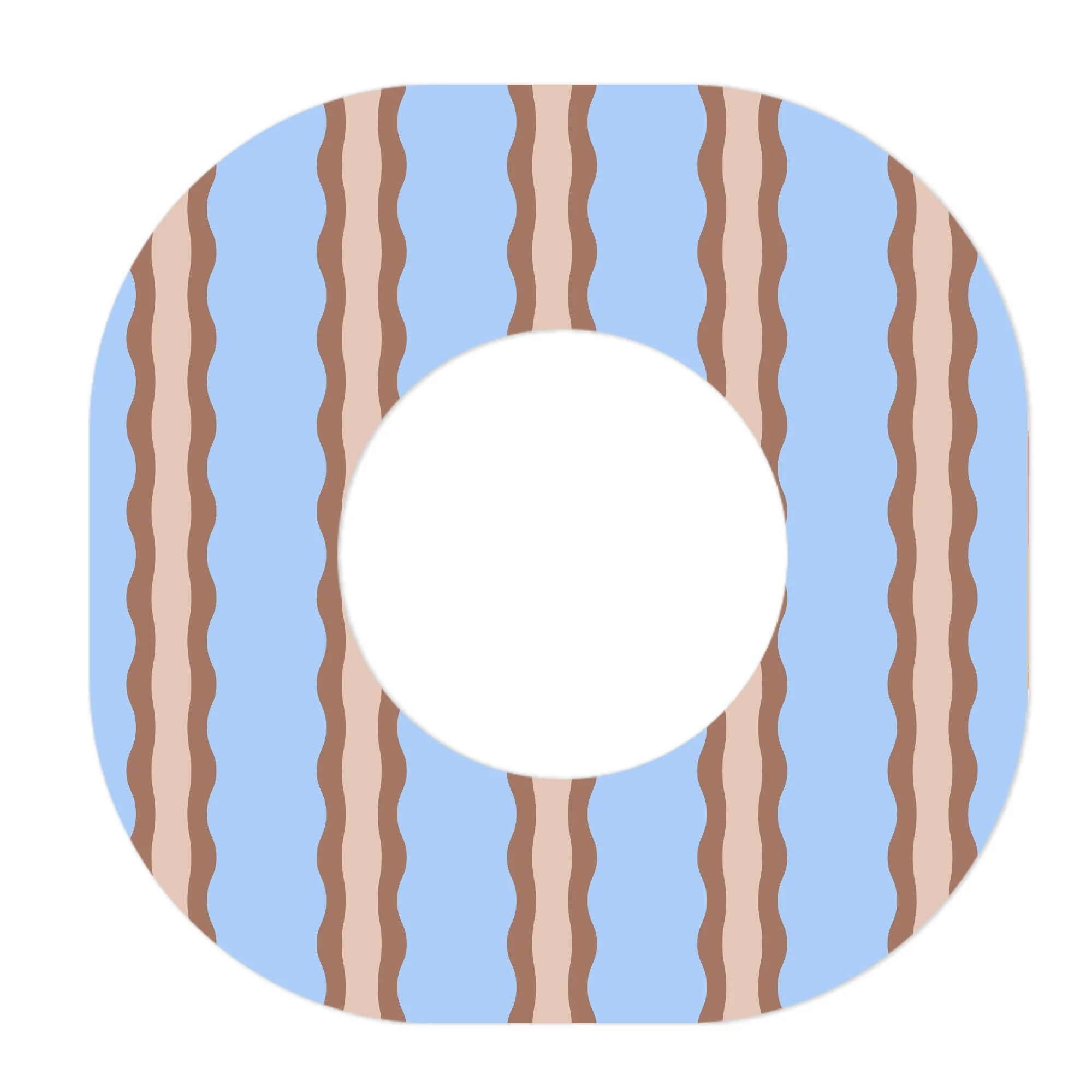 Boardwalk Waves Dexcom G7 and Stelo Patch Tape - Pump Peelz