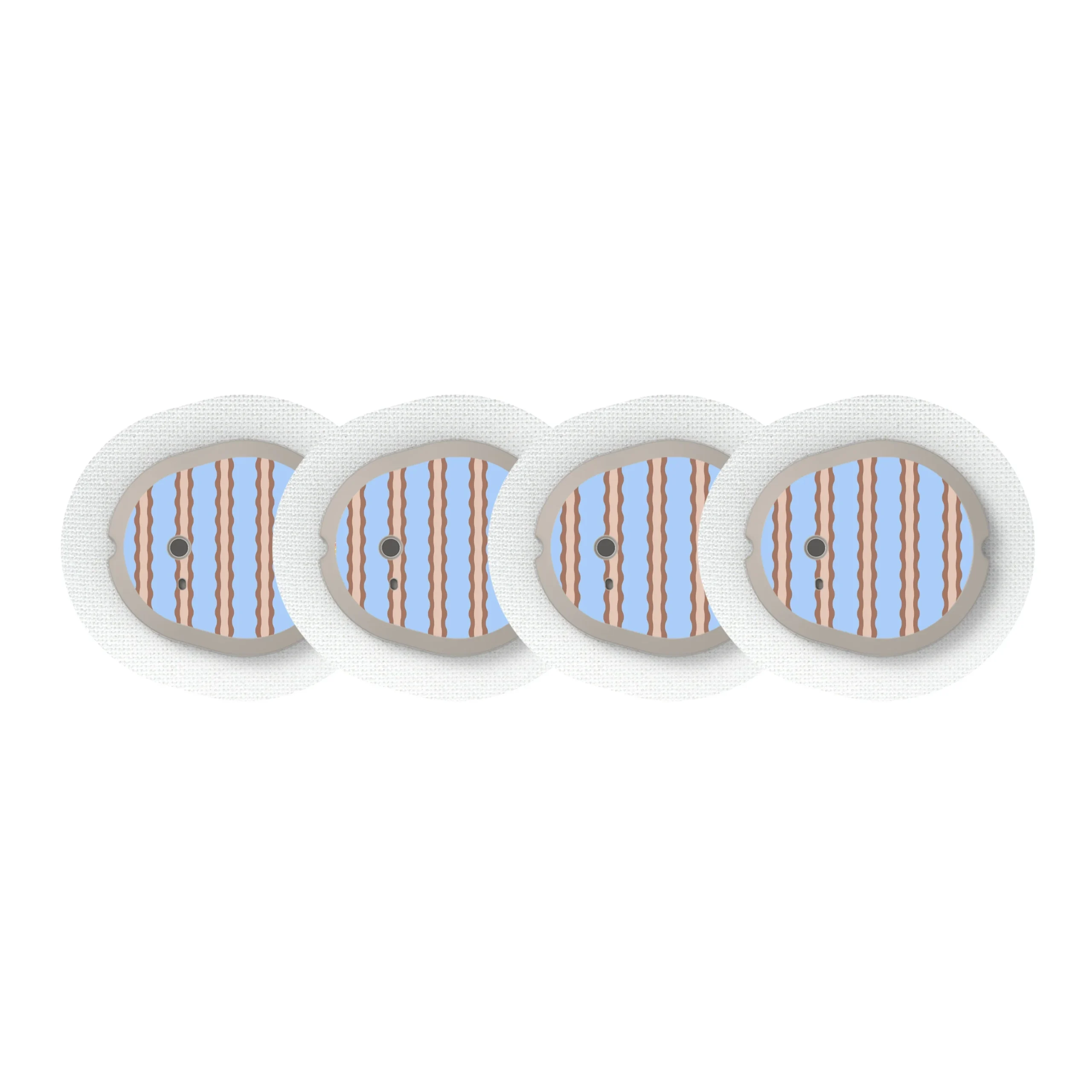 Boardwalk Waves Dexcom G7 and Stelo Transmitter Sticker - Pump Peelz