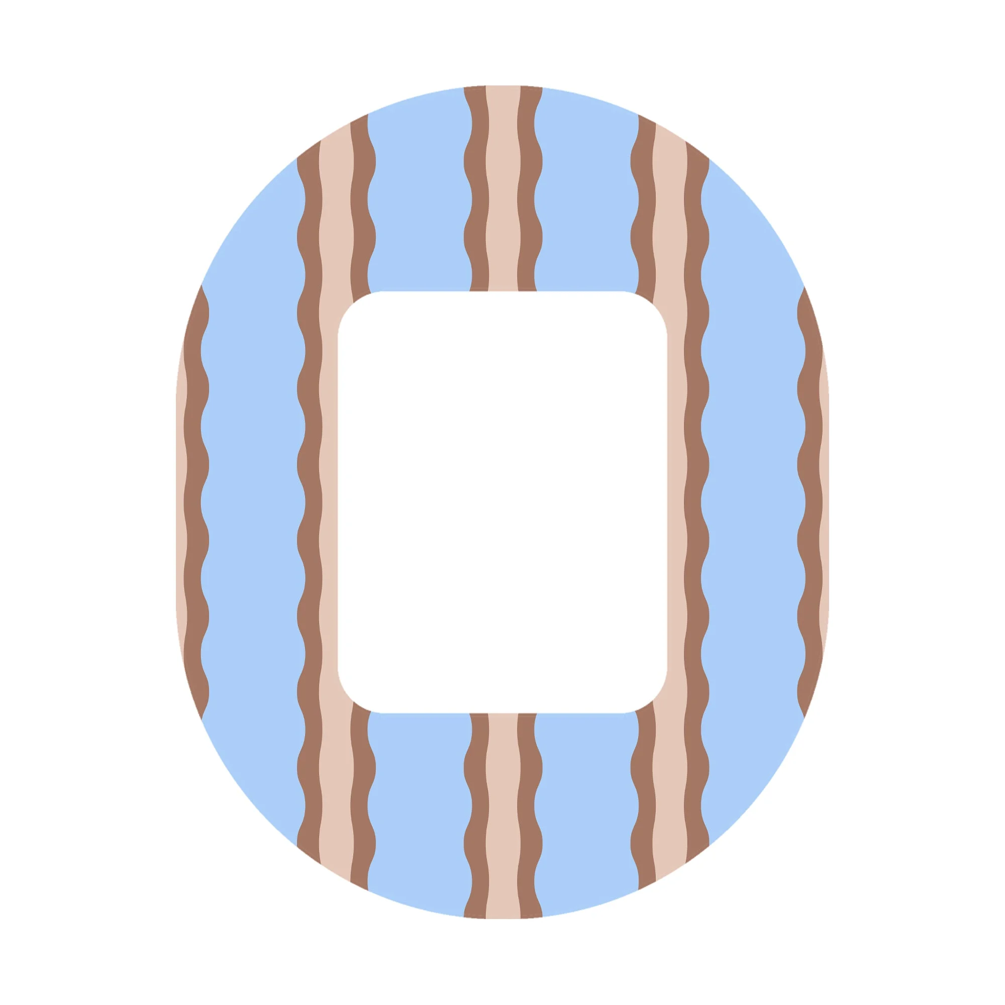 Boardwalk Waves Tandem Mobi Decorative Patch Tape - Pump Peelz
