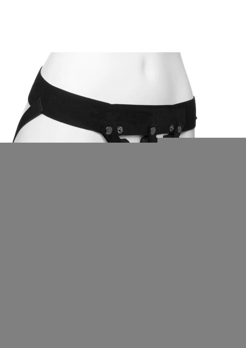 Body Extensions Be Bold Silicone Strap-On Harness with Hollow Dildo