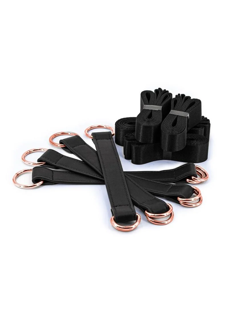Bondage Couture Pu Leather Tie Down Straps