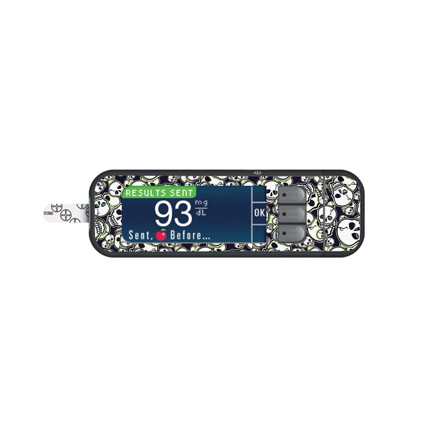 Bone Glow Bayer Contour Next Glucometer Sticker - Pump Peelz
