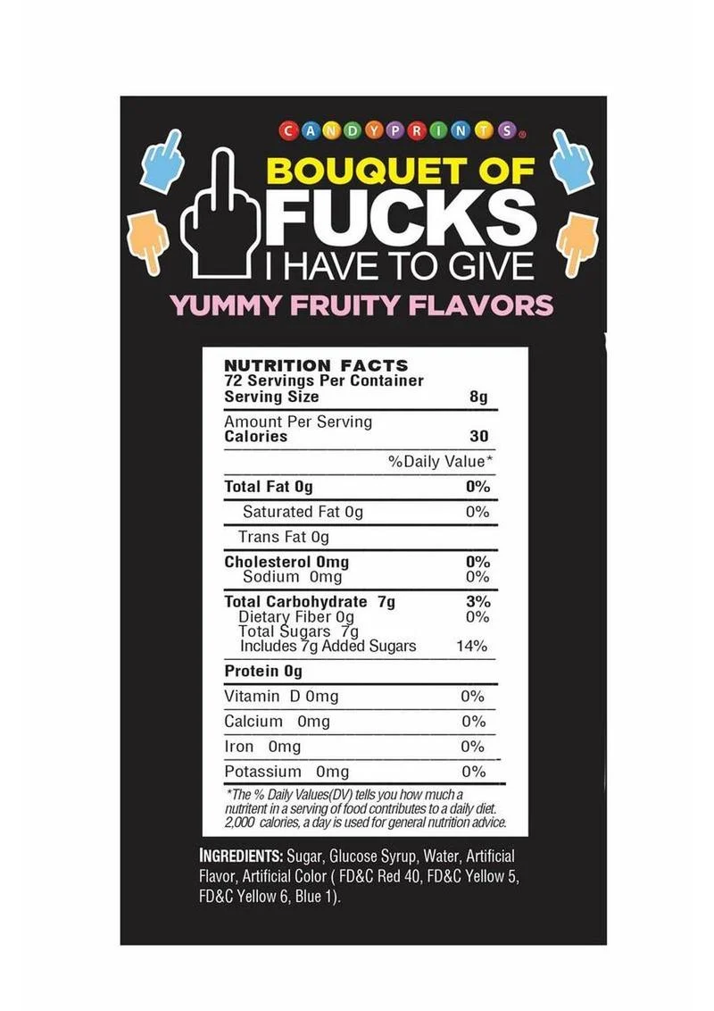 Bouquet Of F's I Have to Give