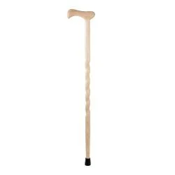 Brazos Craftsman Hickory Walking Cane, 37-Inch Height