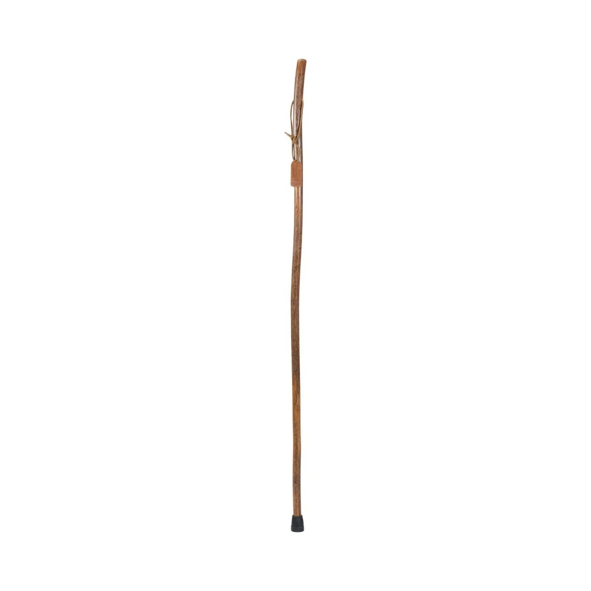 Brazos Hickory Hiking Staff, 48-Inch Height, Brown