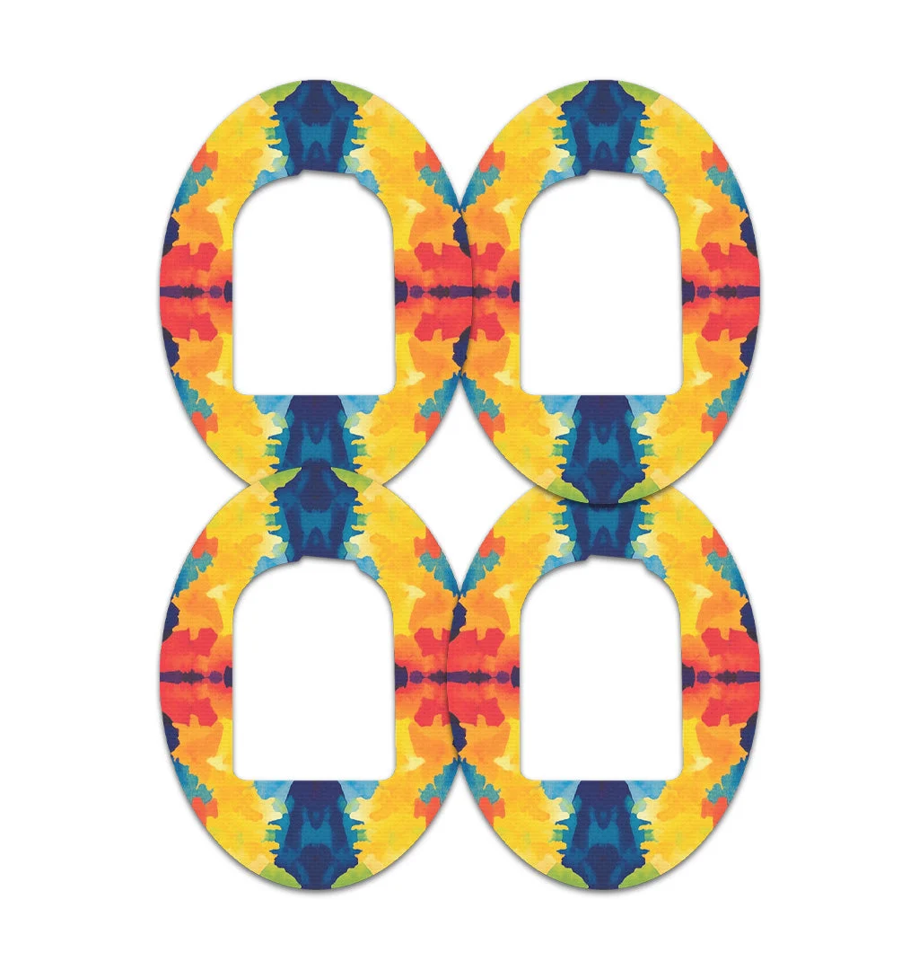 Bright Tie Dye Pod Patch Tape - Pump Peelz