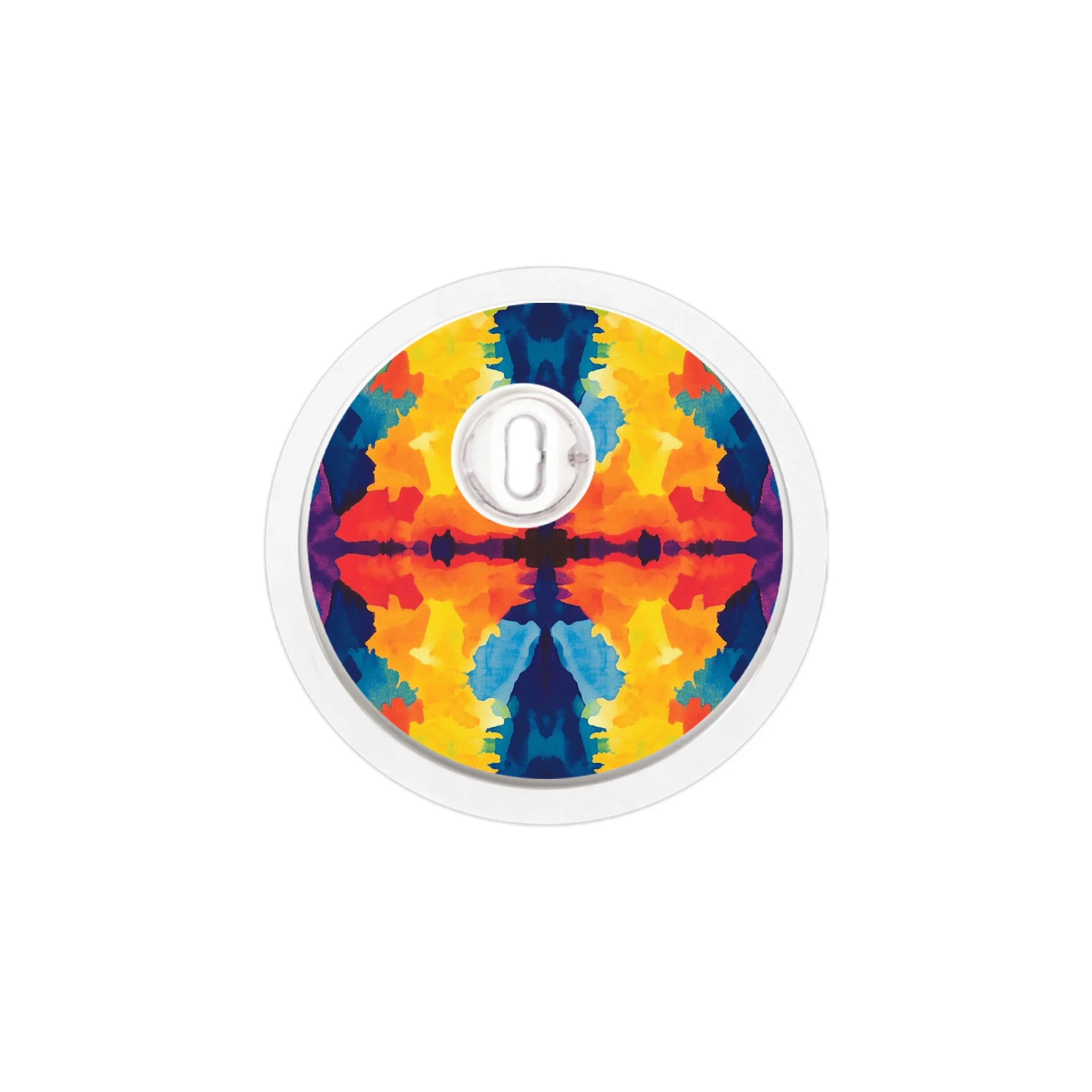 Bright Tie Dye Sticker Designed for the FreeStyle Libre 3 Plus & LingoSensor
