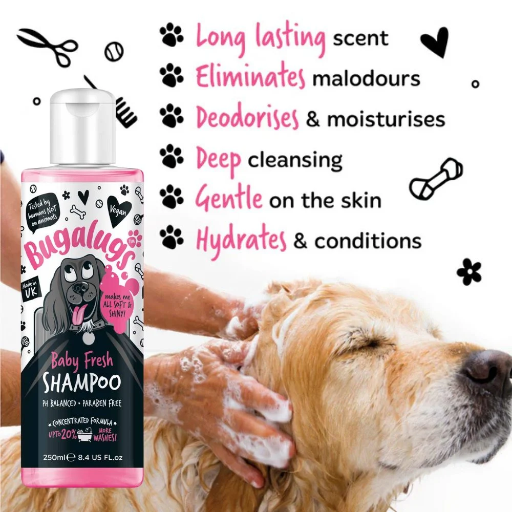 Bugalugs Baby Fresh Dog Shampoo Concentrated Formula