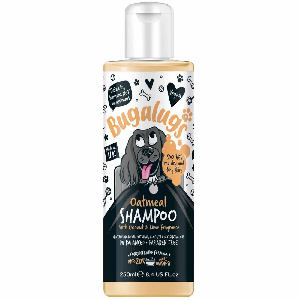 Bugalugs Oatmeal Dog Shampoo with Coconut and Lime Fragrance