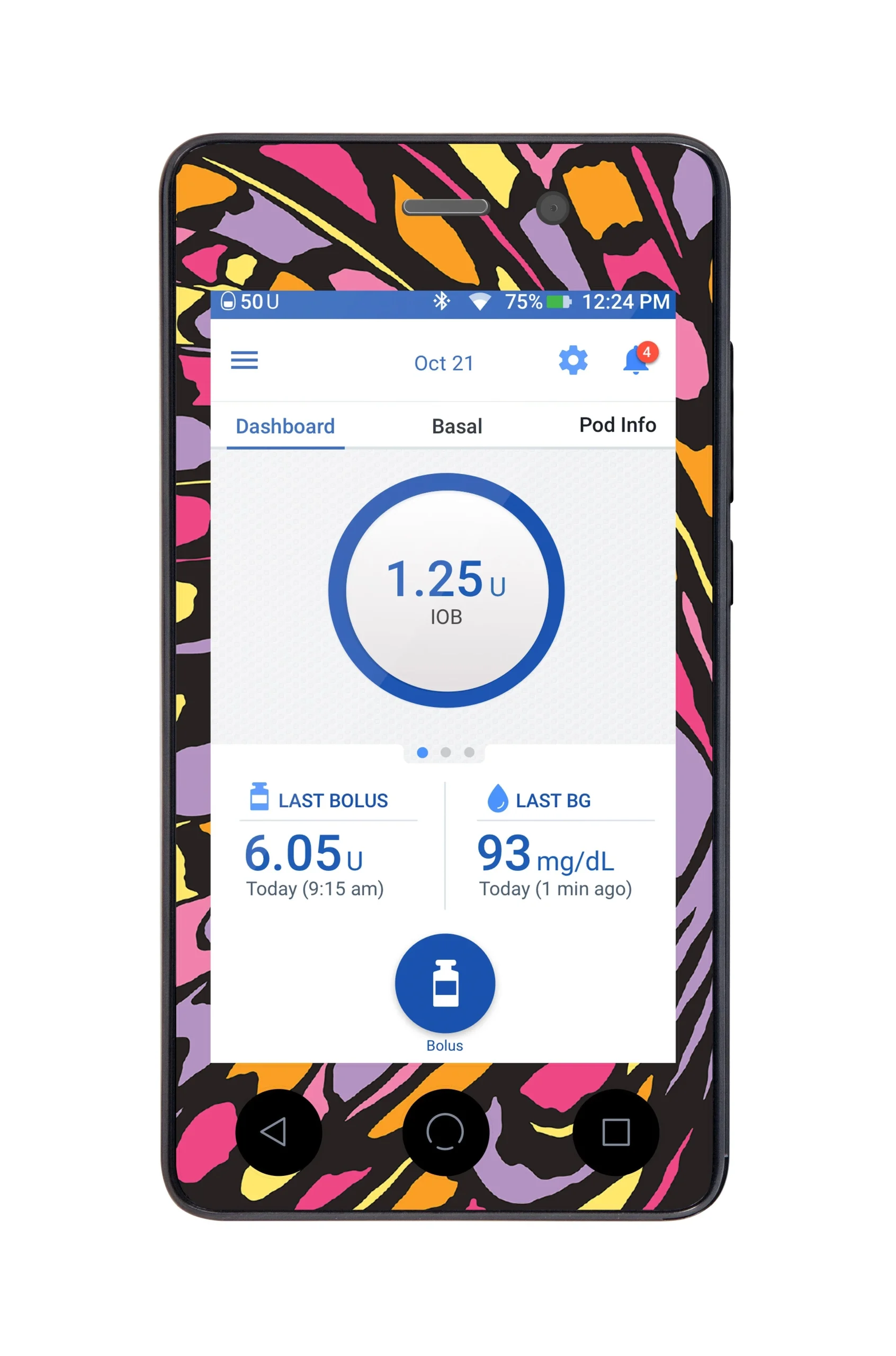 Butterfly Wing Sticker for Omnipod DASH PDM – Pump Peelz