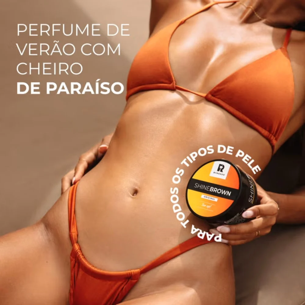 Byrokko Shine Brown Original Tanning Cream Fast Absorption
