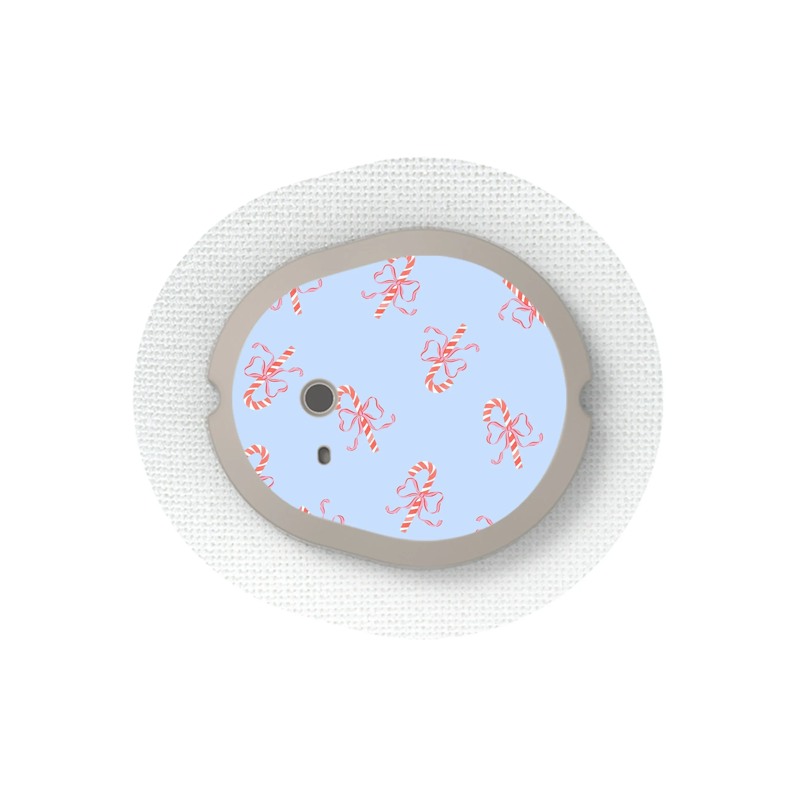 Candy Cane Lane Dexcom G7 and Stelo Transmitter Sticker - Pump Peelz