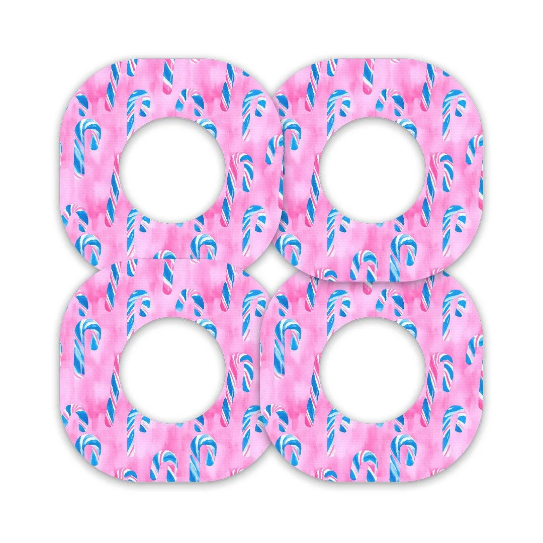 Candy Canes Dexcom G7 and Stelo Patch Tape - Pump Peelz