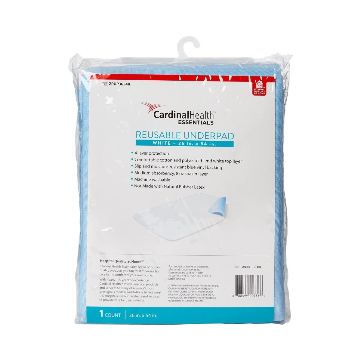 Cardinal Health Essentials Underpads