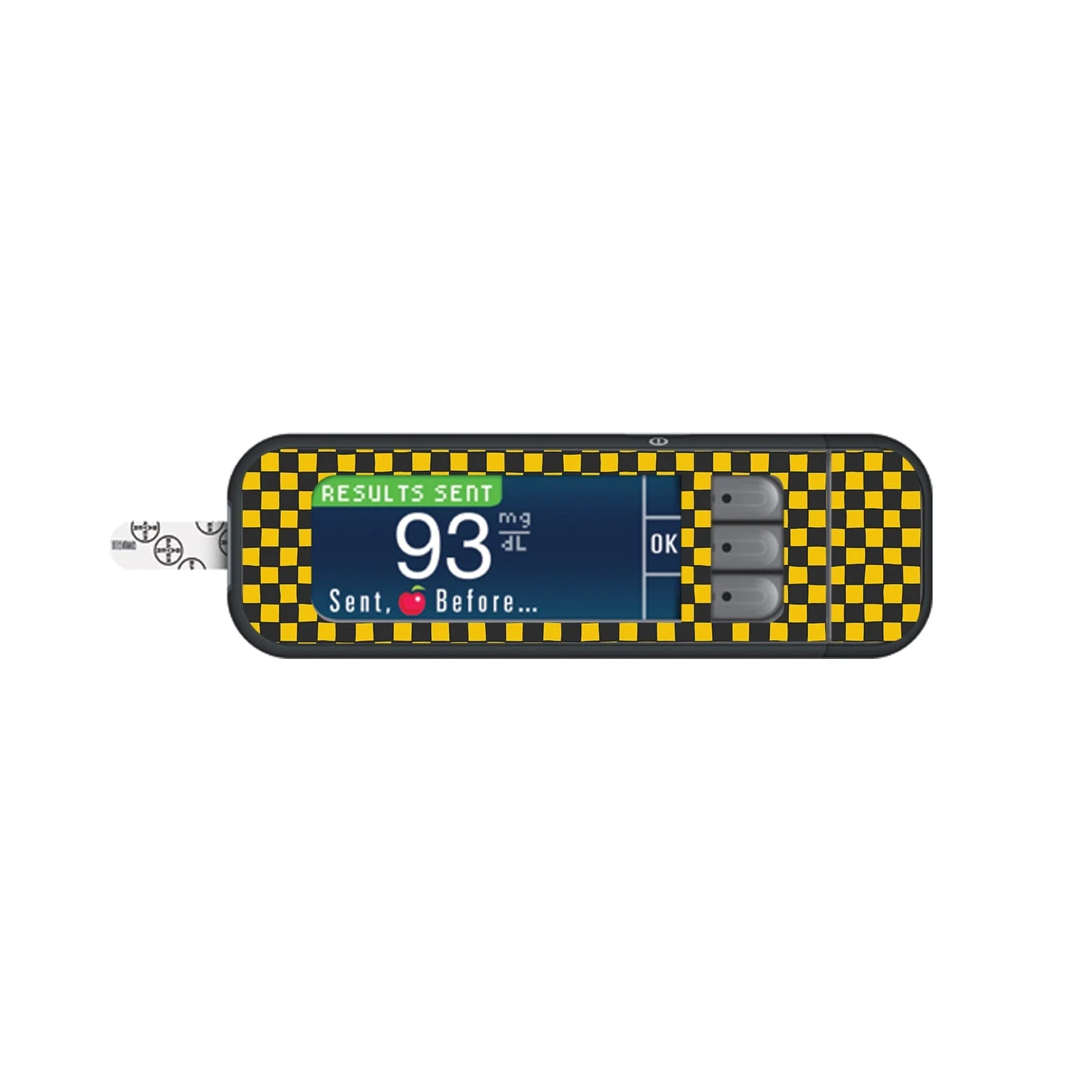 Charlie Check Bayer Contour Next Glucometer Sticker - Pump Peelz