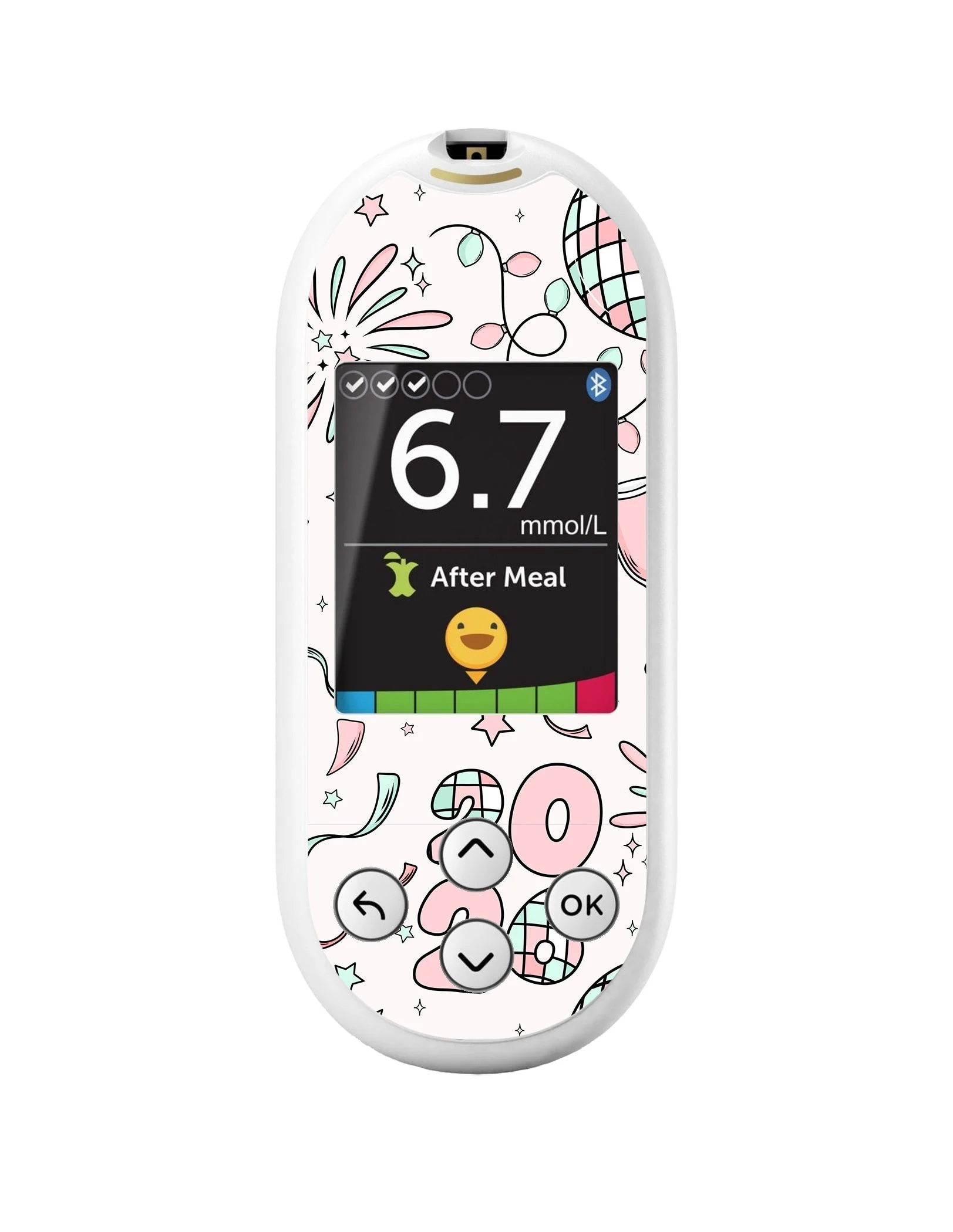 Cheers to '26 OneTouch Verio Reflect Glucometer - Pump Peelz