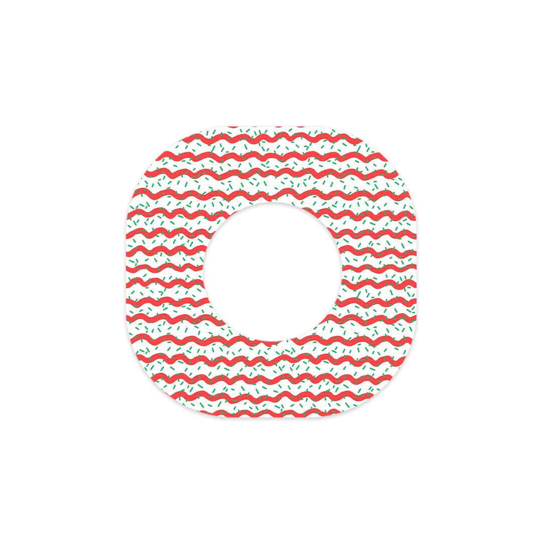 Christmas Icing Dexcom G7 and Stelo Patch Tape - Pump Peelz