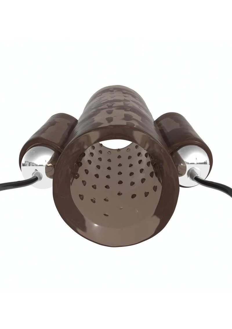Classix Dual Vibrating Textured Penis Sleeve with Remote Control