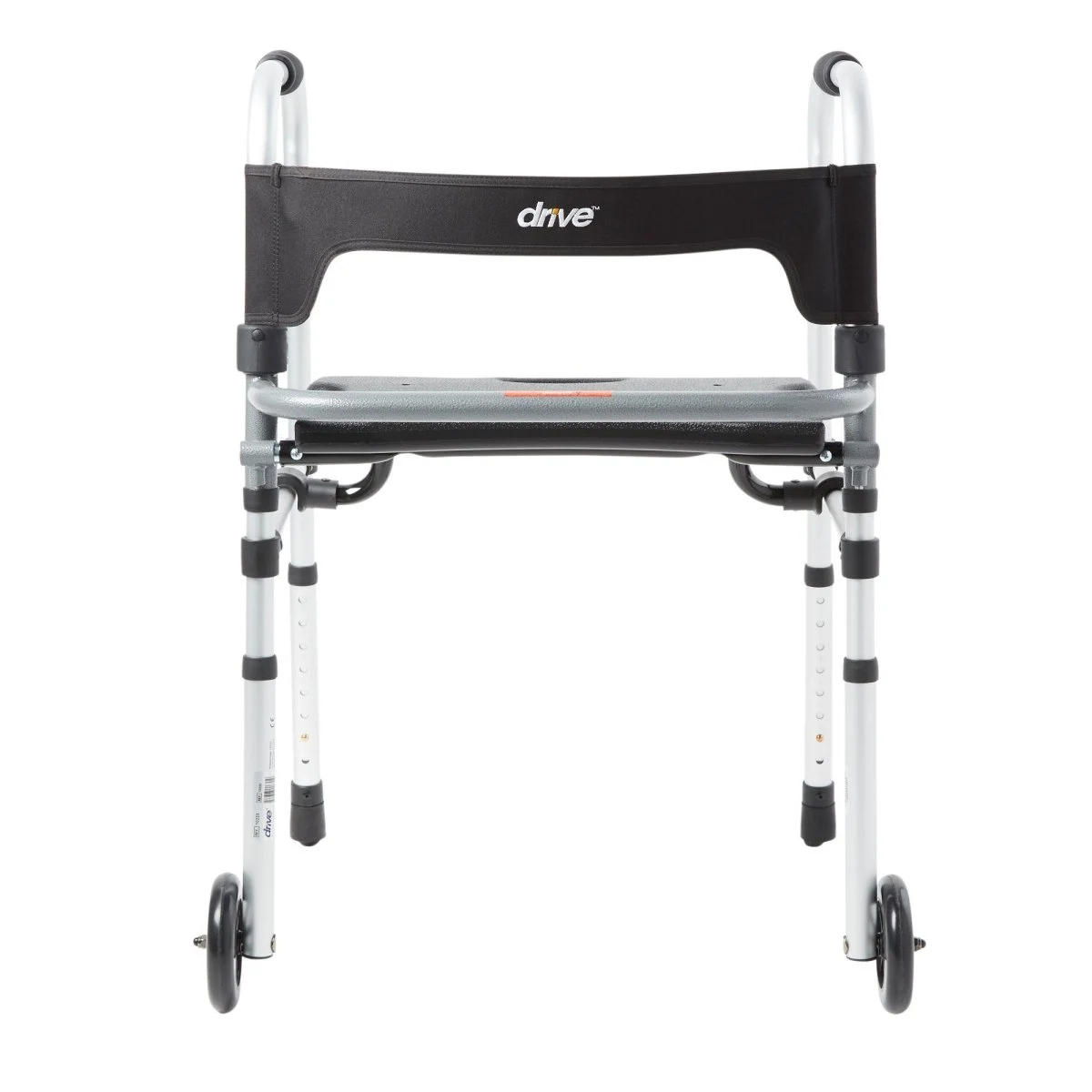 Clever-Lite LS Aluminum Dual Release Folding Walker, 29½ – 39 Inch Height