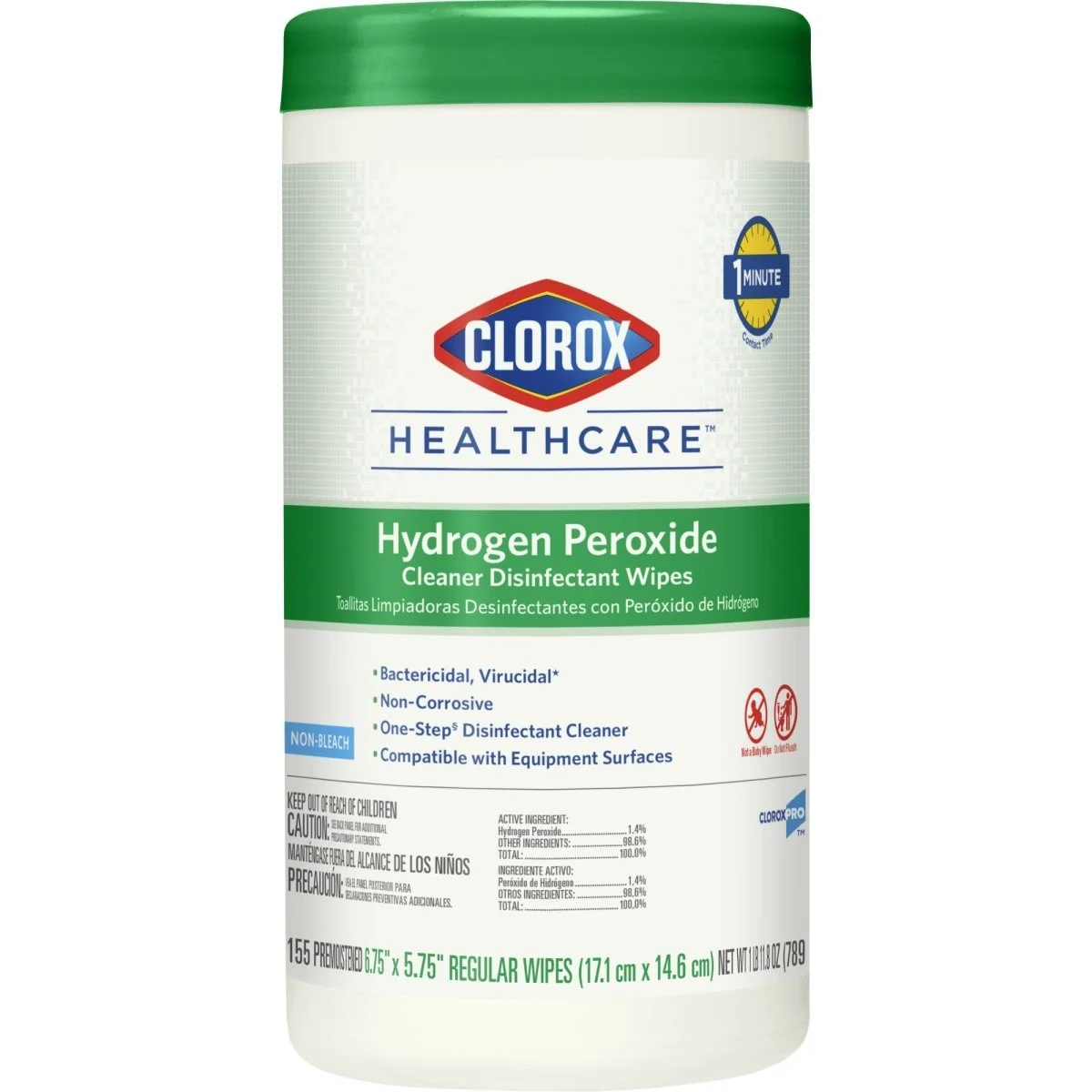 Clorox Hydrogen Peroxide Cleaner Disinfectant Wipes