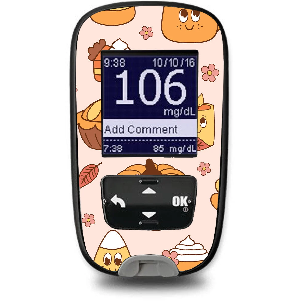 Cozy Harvest Accu-Chek Guide Glucometer Sticker - Pump Peelz