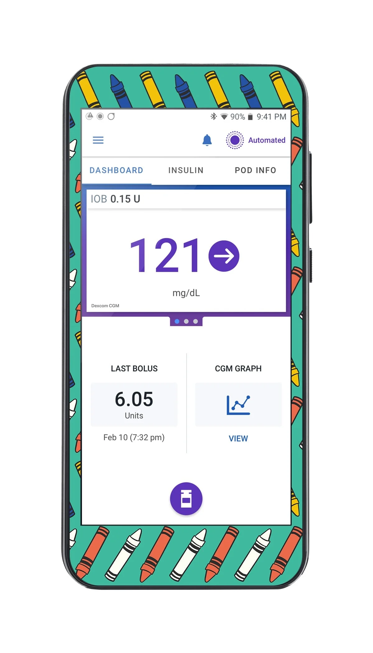 Crayon Pop Sticker for Omnipod 5 Controller – Pump Peelz